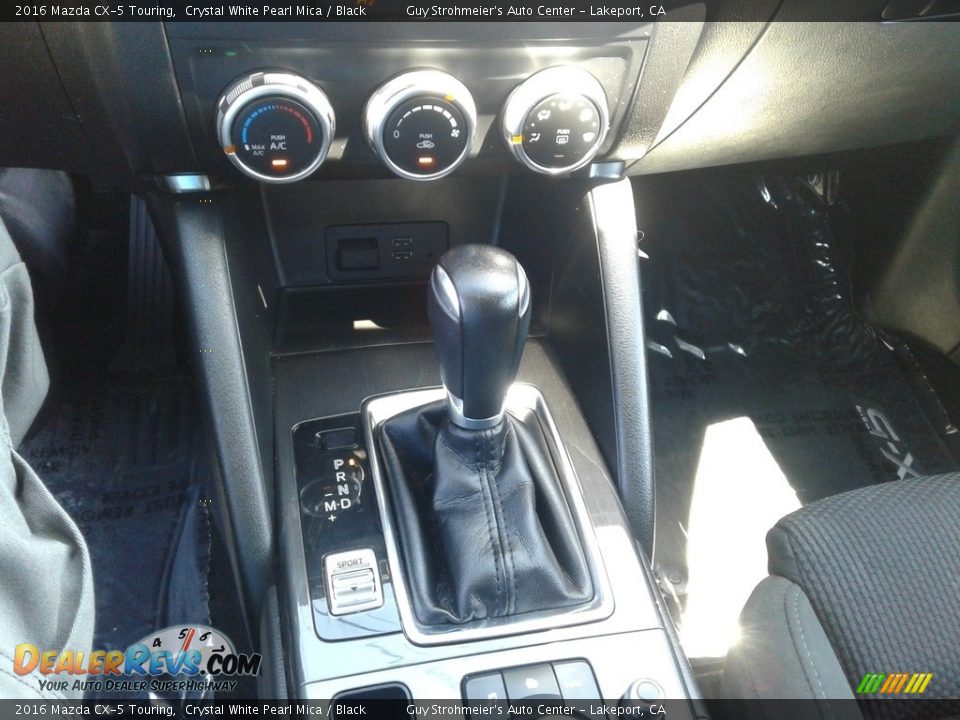 2016 Mazda CX-5 Touring Crystal White Pearl Mica / Black Photo #6