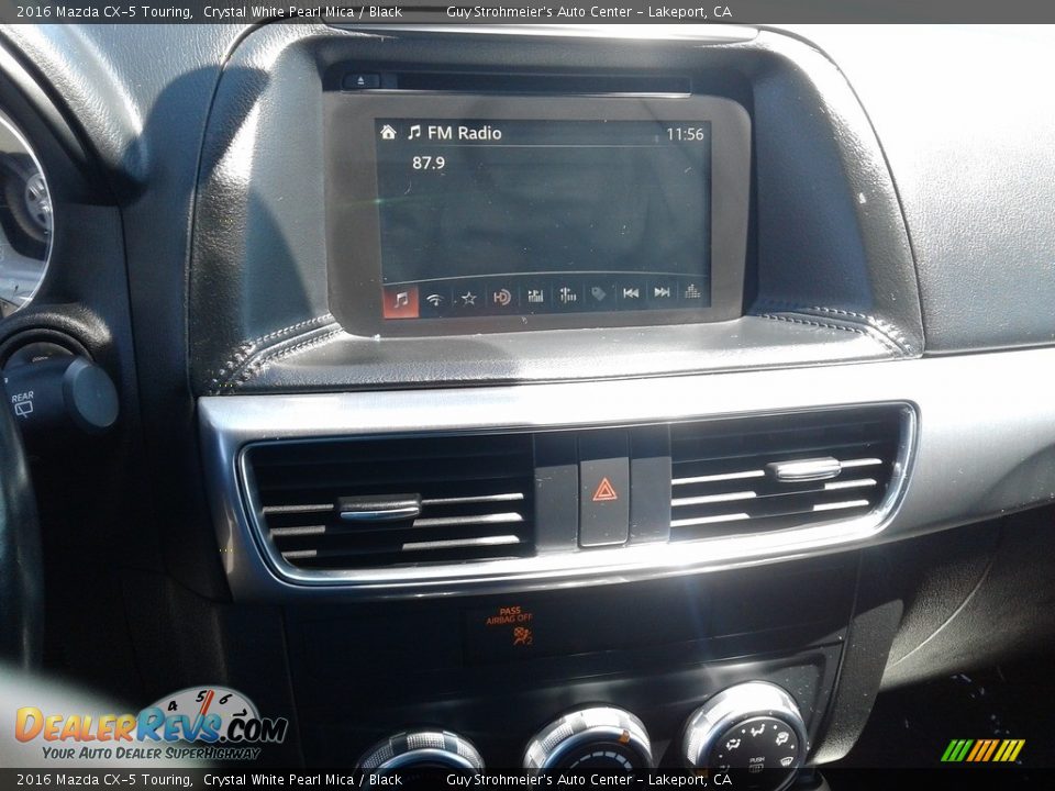 2016 Mazda CX-5 Touring Crystal White Pearl Mica / Black Photo #7