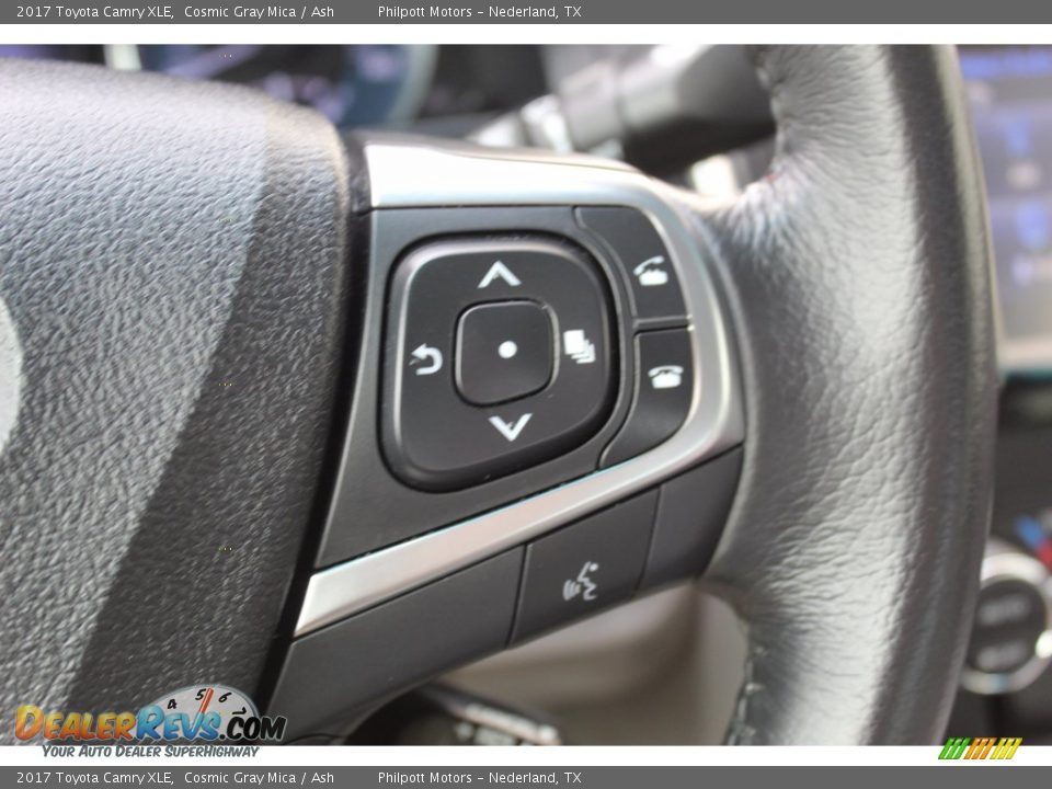 2017 Toyota Camry XLE Cosmic Gray Mica / Ash Photo #12