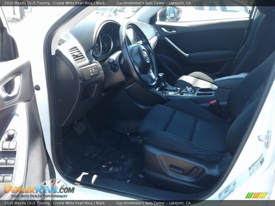 2016 Mazda CX-5 Touring Crystal White Pearl Mica / Black Photo #11