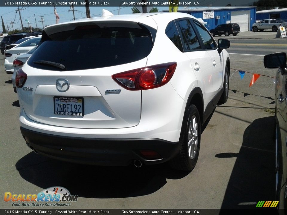 2016 Mazda CX-5 Touring Crystal White Pearl Mica / Black Photo #14