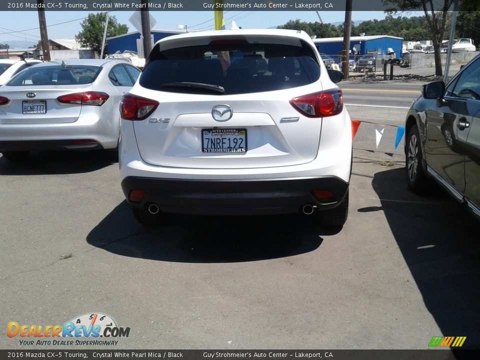 2016 Mazda CX-5 Touring Crystal White Pearl Mica / Black Photo #15