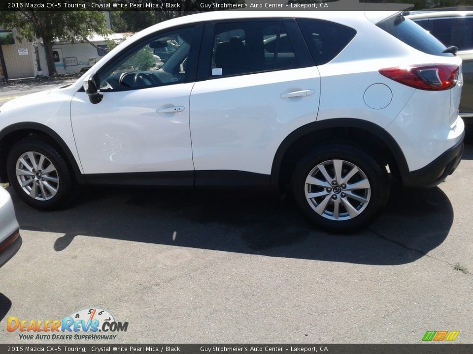 2016 Mazda CX-5 Touring Crystal White Pearl Mica / Black Photo #16