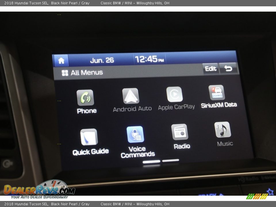 2018 Hyundai Tucson SEL Black Noir Pearl / Gray Photo #12
