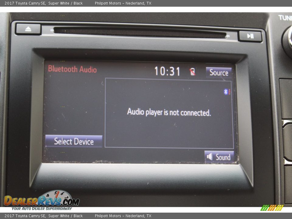 2017 Toyota Camry SE Super White / Black Photo #15