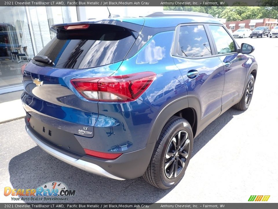 2021 Chevrolet TrailBlazer LT AWD Pacific Blue Metallic / Jet Black/Medium Ash Gray Photo #4