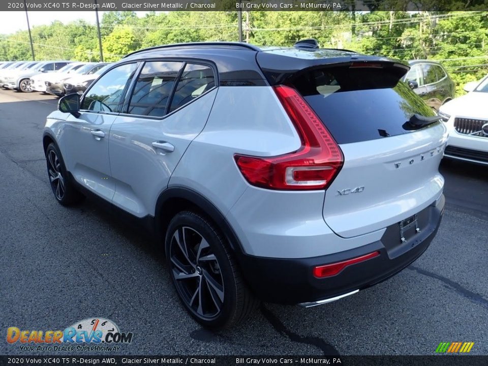 2020 Volvo XC40 T5 R-Design AWD Glacier Silver Metallic / Charcoal Photo #4