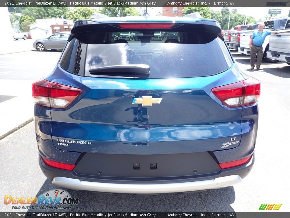 2021 Chevrolet TrailBlazer LT AWD Pacific Blue Metallic / Jet Black/Medium Ash Gray Photo #5