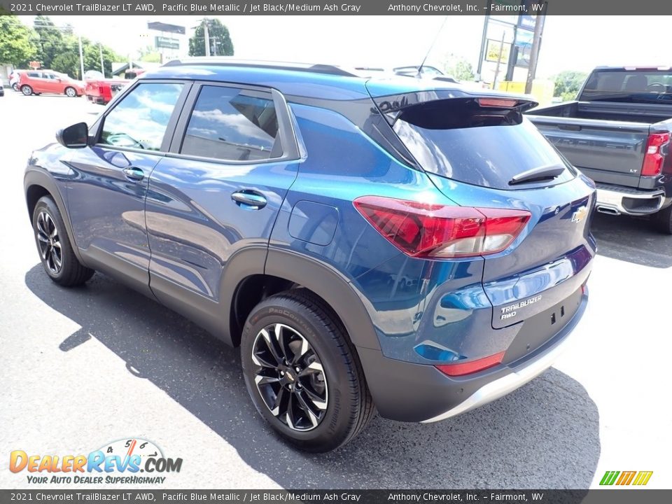 2021 Chevrolet TrailBlazer LT AWD Pacific Blue Metallic / Jet Black/Medium Ash Gray Photo #6
