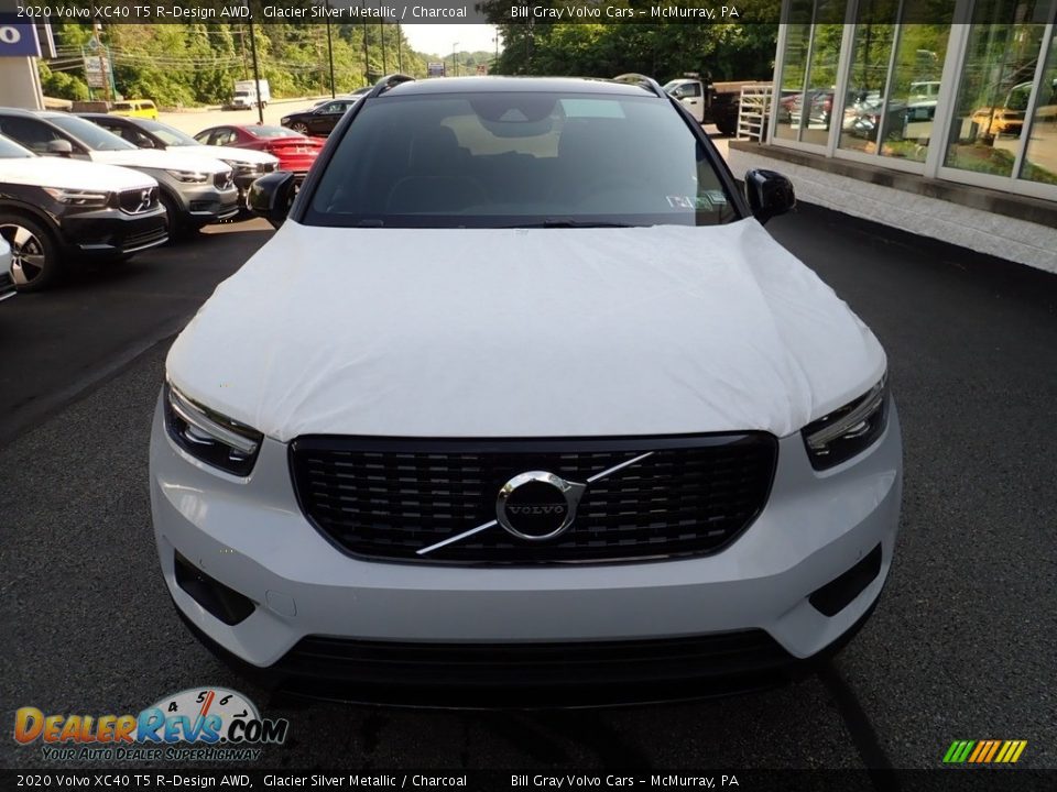 2020 Volvo XC40 T5 R-Design AWD Glacier Silver Metallic / Charcoal Photo #6