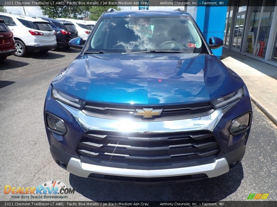 2021 Chevrolet TrailBlazer LT AWD Pacific Blue Metallic / Jet Black/Medium Ash Gray Photo #9