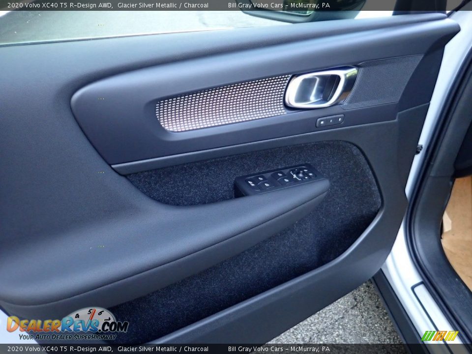 2020 Volvo XC40 T5 R-Design AWD Glacier Silver Metallic / Charcoal Photo #10