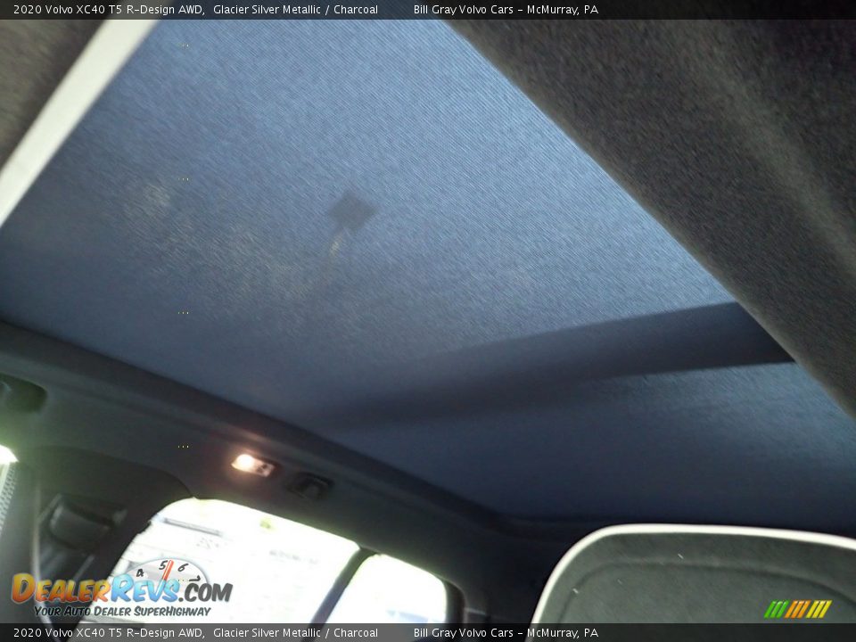 2020 Volvo XC40 T5 R-Design AWD Glacier Silver Metallic / Charcoal Photo #12
