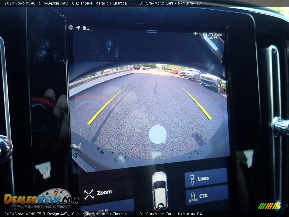 2020 Volvo XC40 T5 R-Design AWD Glacier Silver Metallic / Charcoal Photo #15