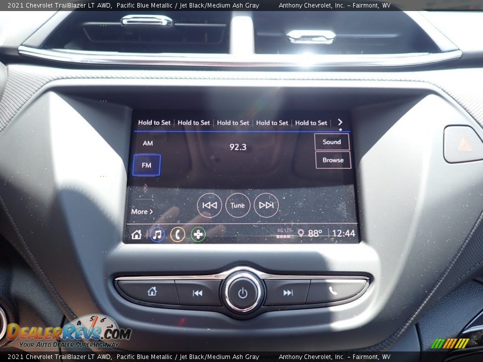 2021 Chevrolet TrailBlazer LT AWD Pacific Blue Metallic / Jet Black/Medium Ash Gray Photo #16