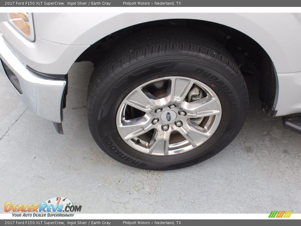 2017 Ford F150 XLT SuperCrew Ingot Silver / Earth Gray Photo #5