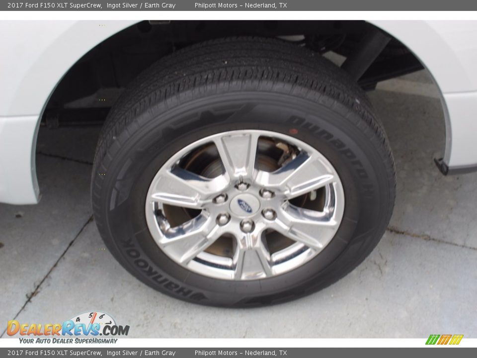 2017 Ford F150 XLT SuperCrew Ingot Silver / Earth Gray Photo #6