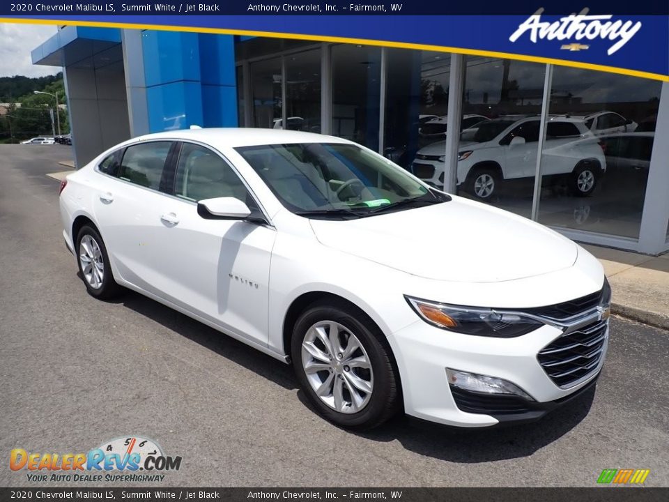 2020 Chevrolet Malibu LS Summit White / Jet Black Photo #1