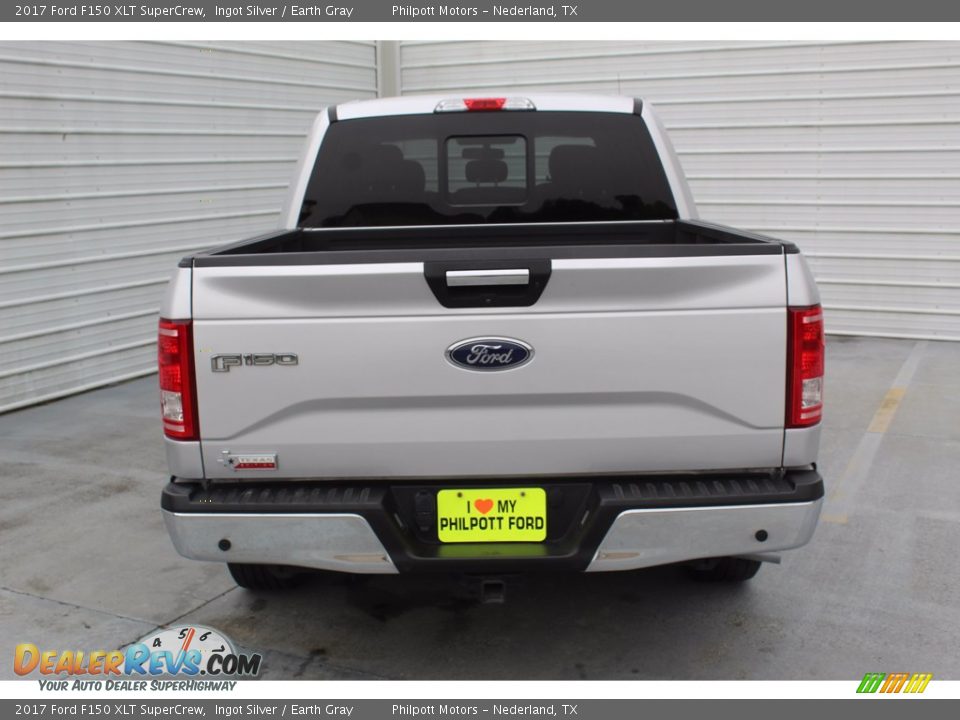 2017 Ford F150 XLT SuperCrew Ingot Silver / Earth Gray Photo #8