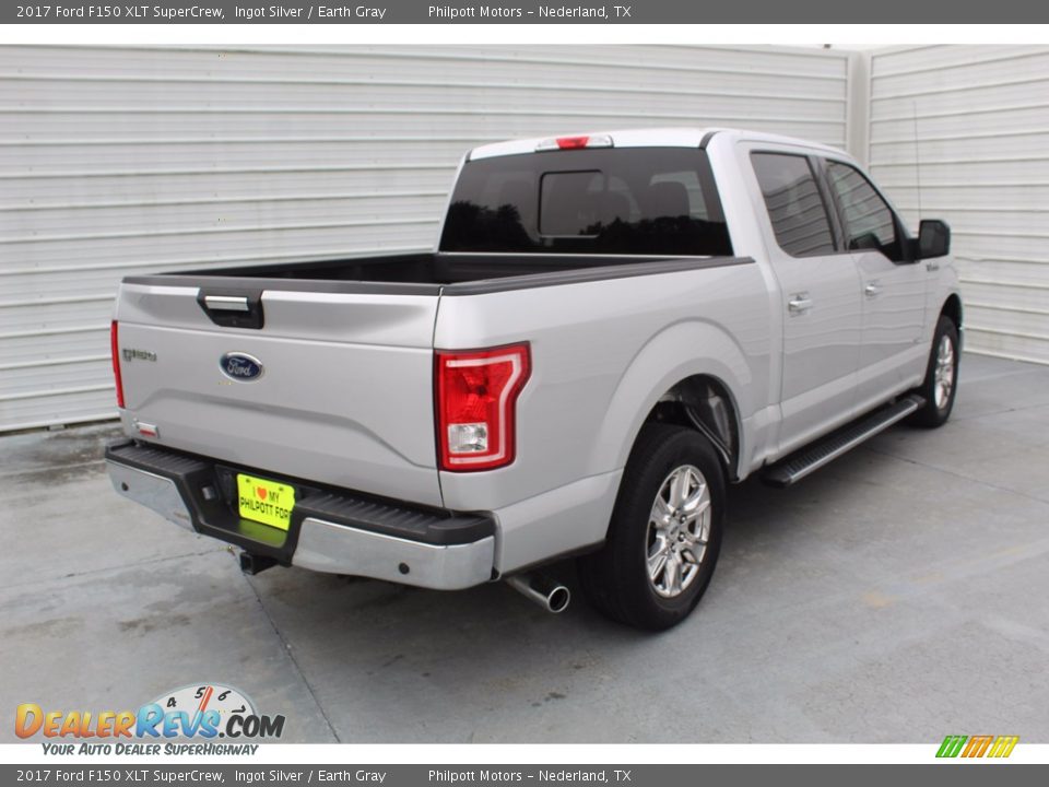2017 Ford F150 XLT SuperCrew Ingot Silver / Earth Gray Photo #9