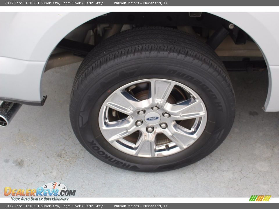 2017 Ford F150 XLT SuperCrew Ingot Silver / Earth Gray Photo #10