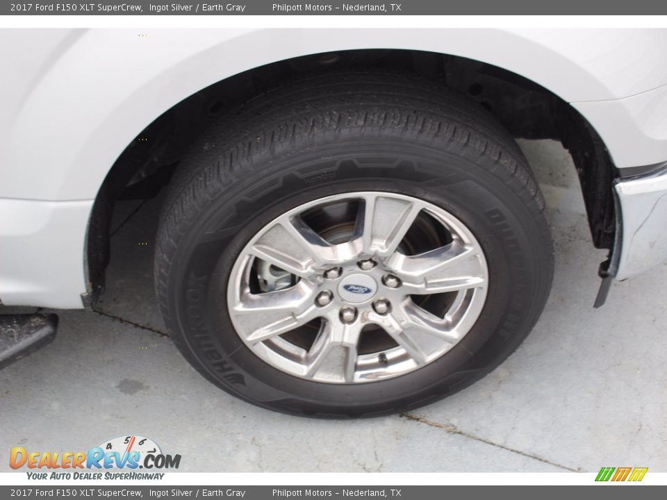 2017 Ford F150 XLT SuperCrew Ingot Silver / Earth Gray Photo #11