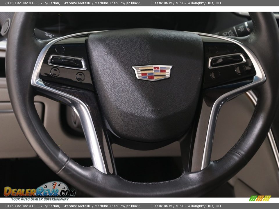 2016 Cadillac XTS Luxury Sedan Graphite Metallic / Medium Titanium/Jet Black Photo #10