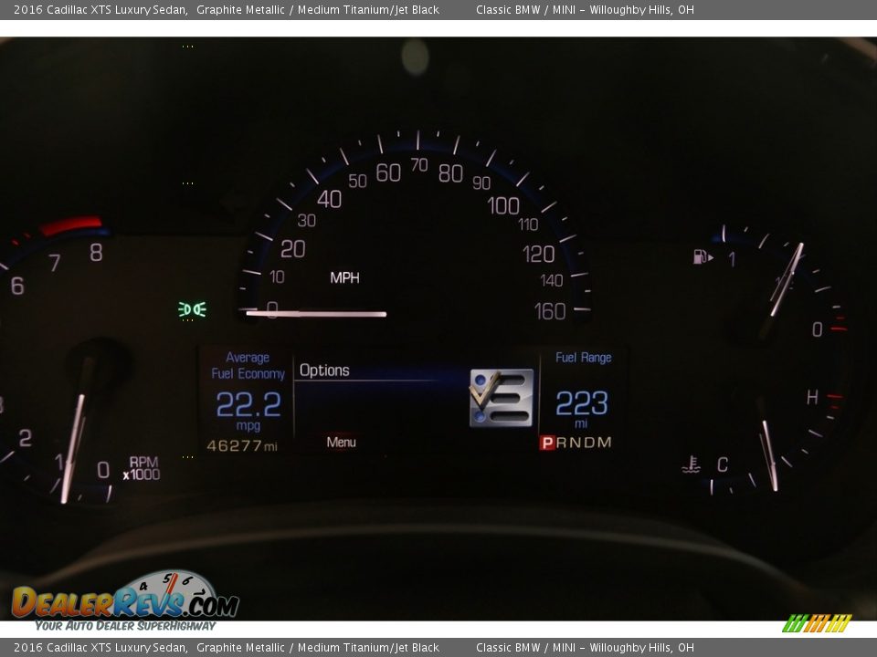 2016 Cadillac XTS Luxury Sedan Graphite Metallic / Medium Titanium/Jet Black Photo #11