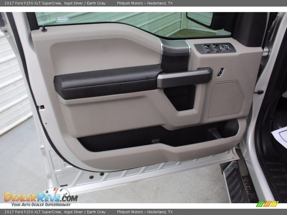 2017 Ford F150 XLT SuperCrew Ingot Silver / Earth Gray Photo #13