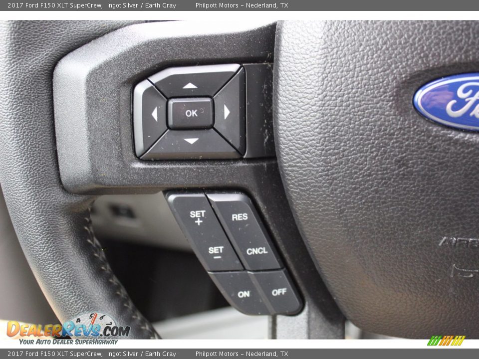 2017 Ford F150 XLT SuperCrew Ingot Silver / Earth Gray Photo #15