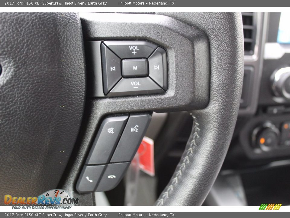 2017 Ford F150 XLT SuperCrew Ingot Silver / Earth Gray Photo #16