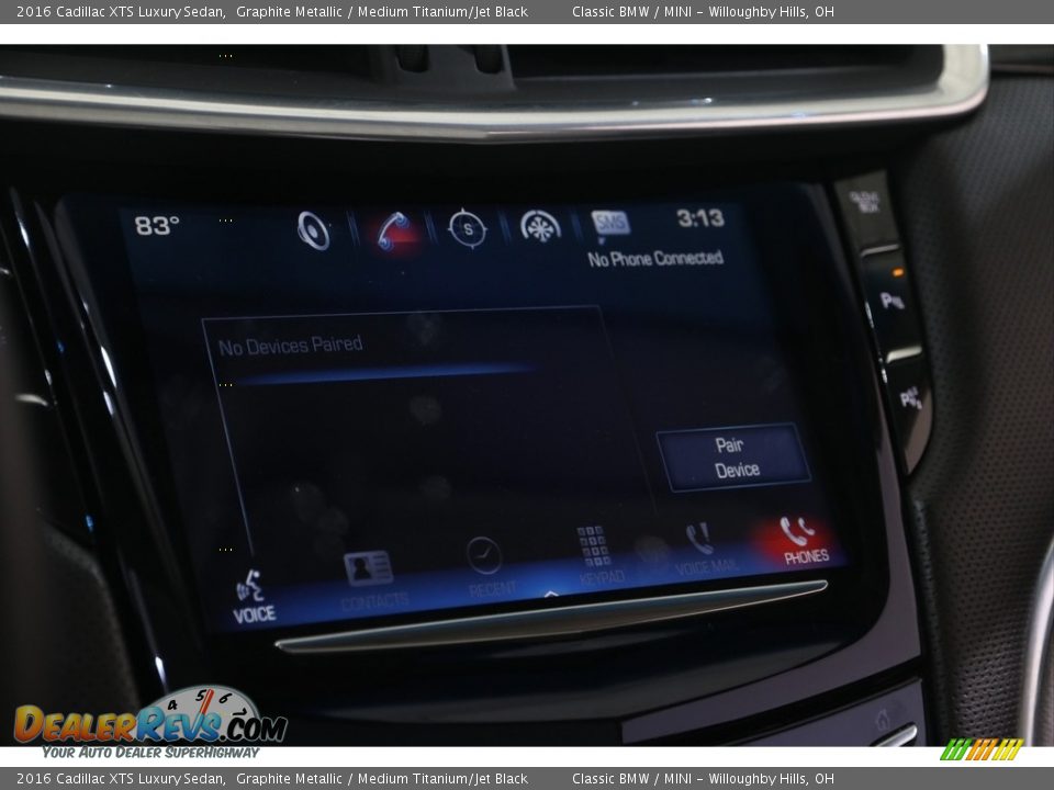 2016 Cadillac XTS Luxury Sedan Graphite Metallic / Medium Titanium/Jet Black Photo #17