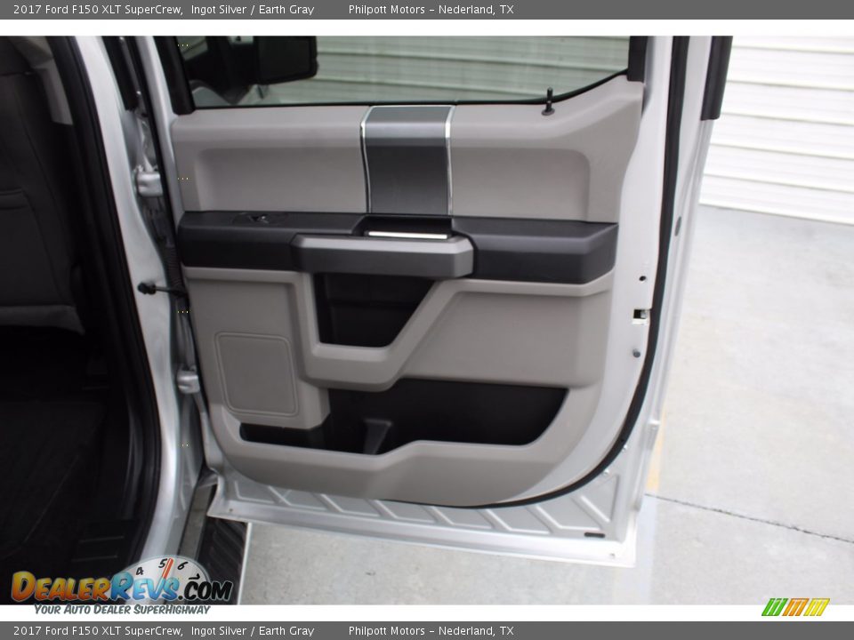 2017 Ford F150 XLT SuperCrew Ingot Silver / Earth Gray Photo #27
