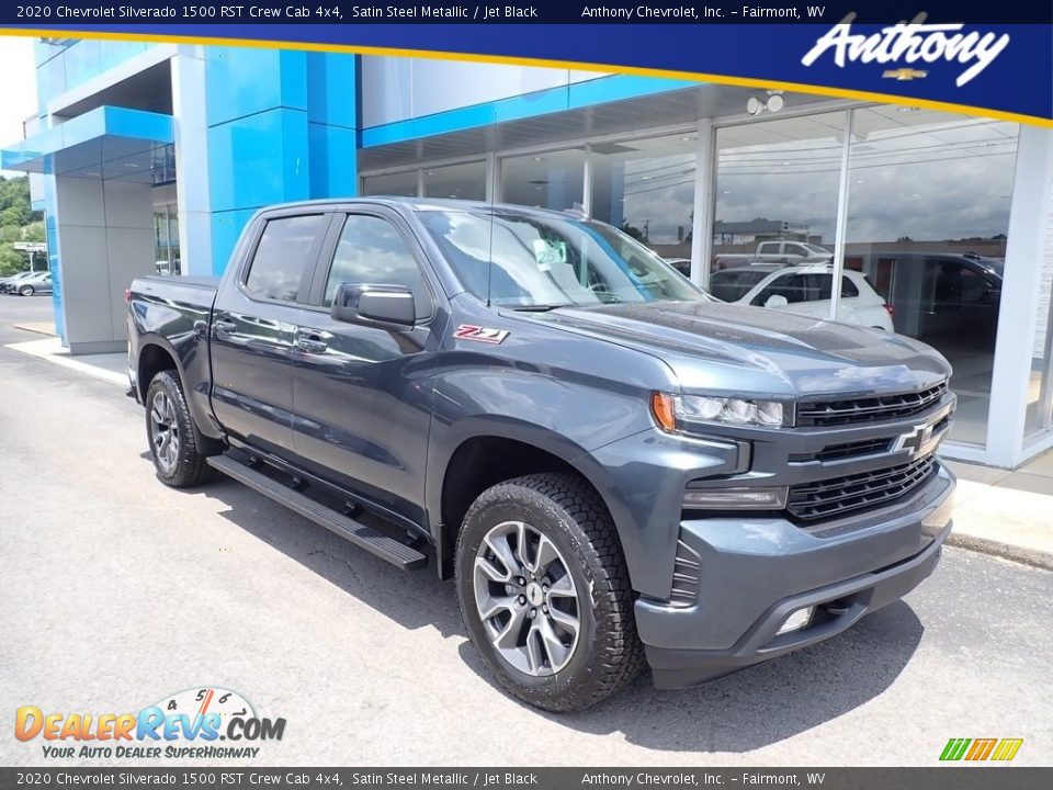 2020 Chevrolet Silverado 1500 RST Crew Cab 4x4 Satin Steel Metallic / Jet Black Photo #1