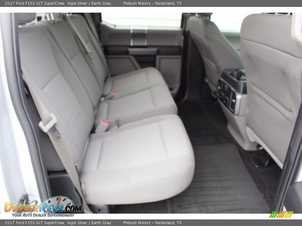 2017 Ford F150 XLT SuperCrew Ingot Silver / Earth Gray Photo #28