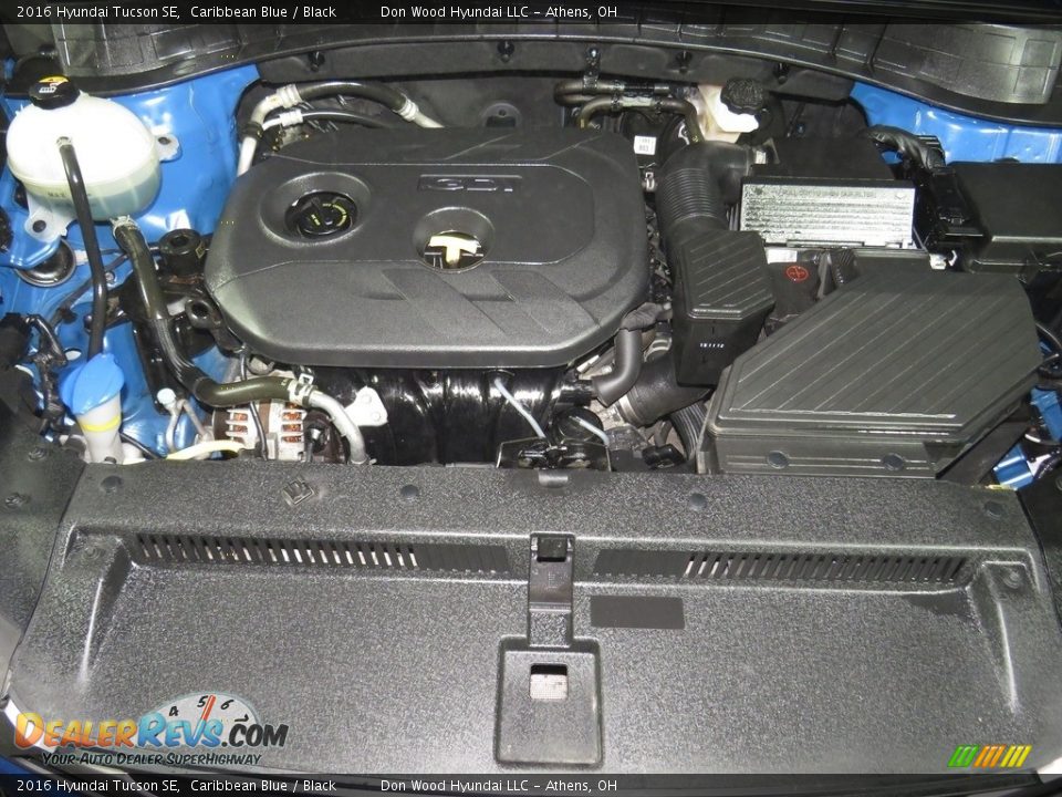 2016 Hyundai Tucson SE Caribbean Blue / Black Photo #6