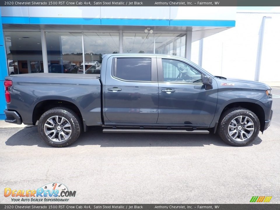 2020 Chevrolet Silverado 1500 RST Crew Cab 4x4 Satin Steel Metallic / Jet Black Photo #3