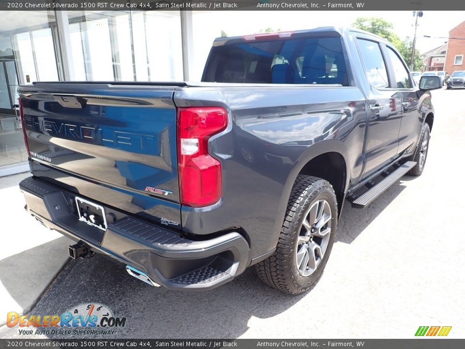 2020 Chevrolet Silverado 1500 RST Crew Cab 4x4 Satin Steel Metallic / Jet Black Photo #4