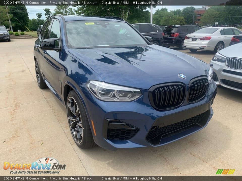 Phytonic Blue Metallic 2020 BMW X3 M Competition Photo #1