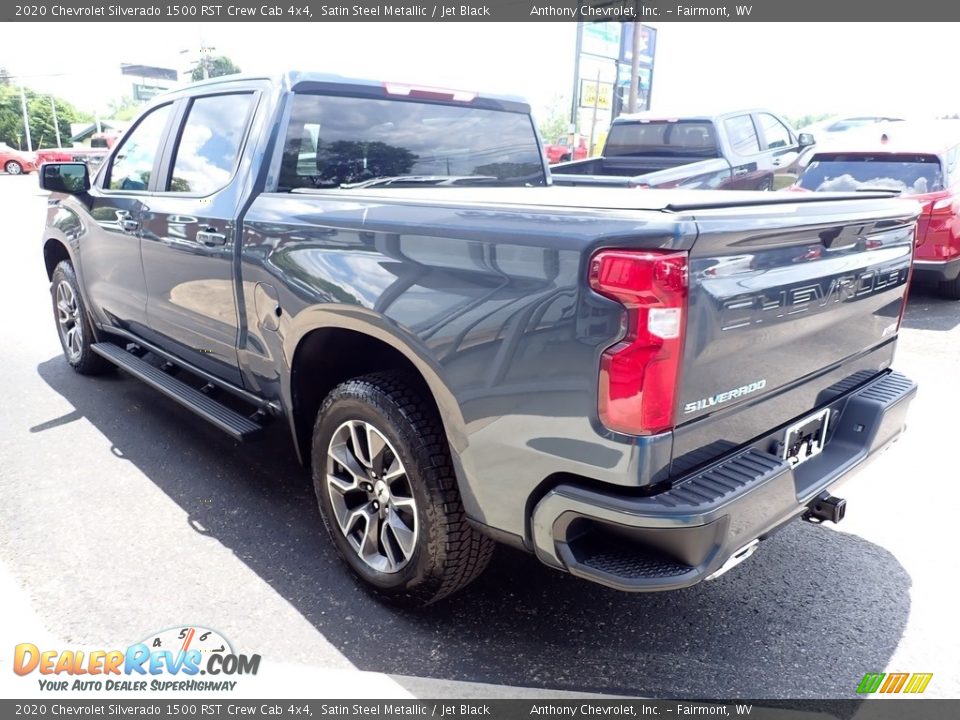 2020 Chevrolet Silverado 1500 RST Crew Cab 4x4 Satin Steel Metallic / Jet Black Photo #6