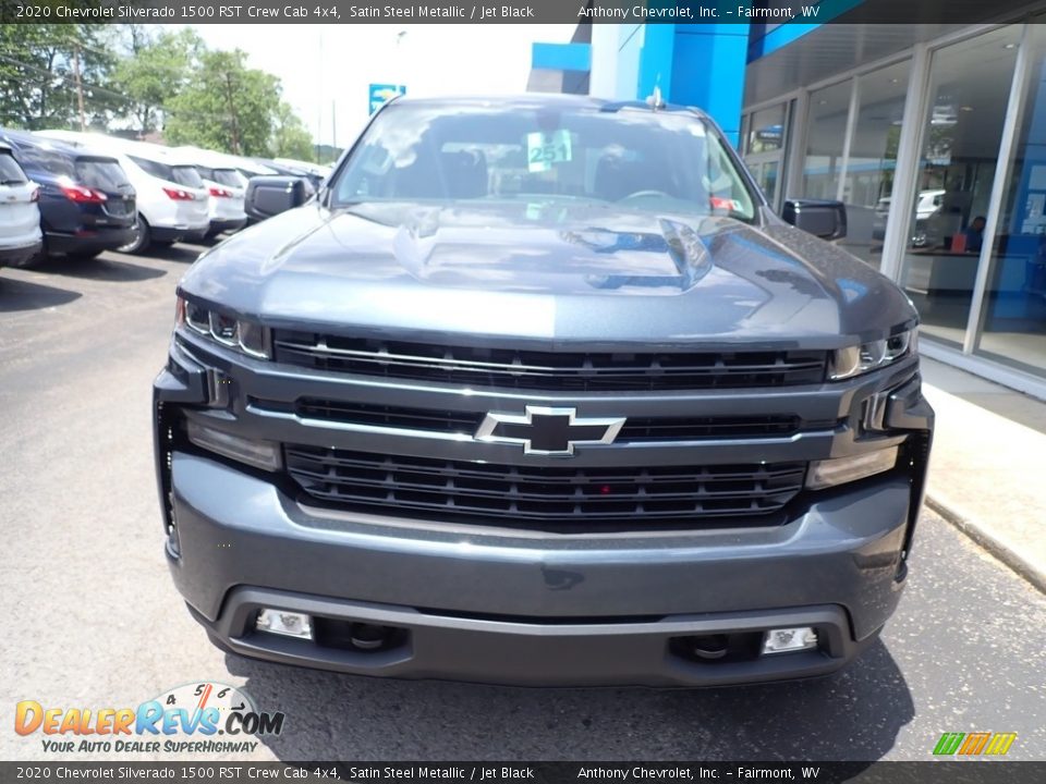2020 Chevrolet Silverado 1500 RST Crew Cab 4x4 Satin Steel Metallic / Jet Black Photo #8