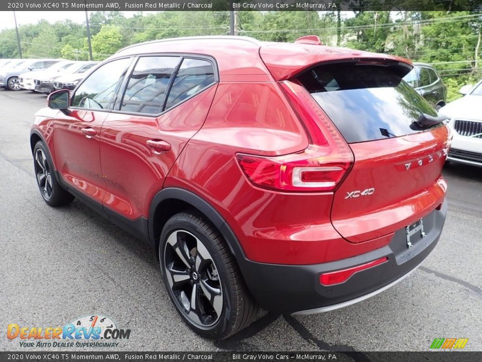 2020 Volvo XC40 T5 Momentum AWD Fusion Red Metallic / Charcoal Photo #4