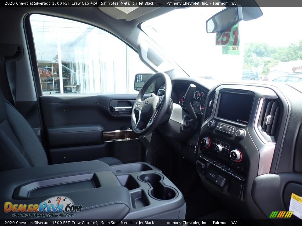 2020 Chevrolet Silverado 1500 RST Crew Cab 4x4 Satin Steel Metallic / Jet Black Photo #10