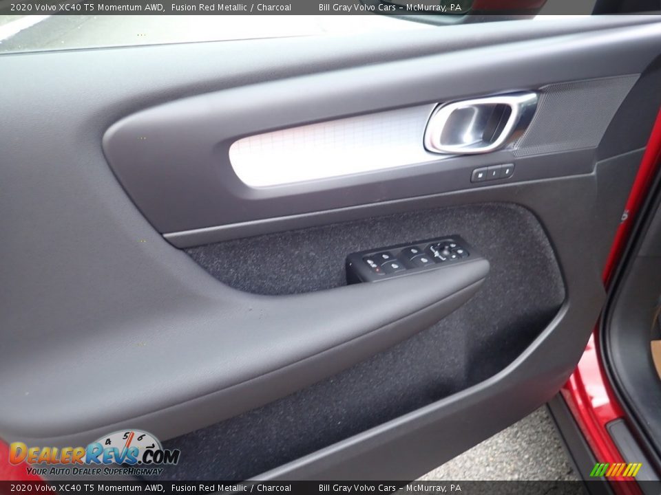 2020 Volvo XC40 T5 Momentum AWD Fusion Red Metallic / Charcoal Photo #10