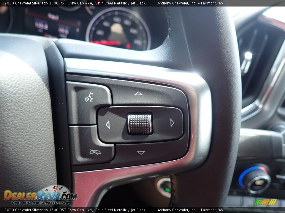 2020 Chevrolet Silverado 1500 RST Crew Cab 4x4 Satin Steel Metallic / Jet Black Photo #18