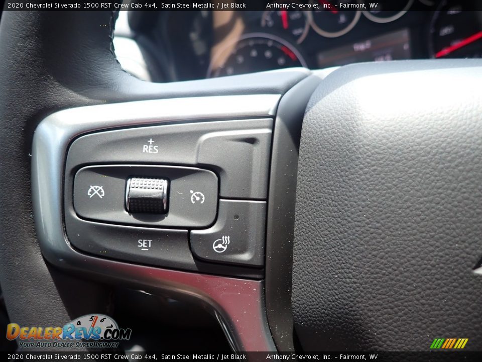 2020 Chevrolet Silverado 1500 RST Crew Cab 4x4 Satin Steel Metallic / Jet Black Photo #19