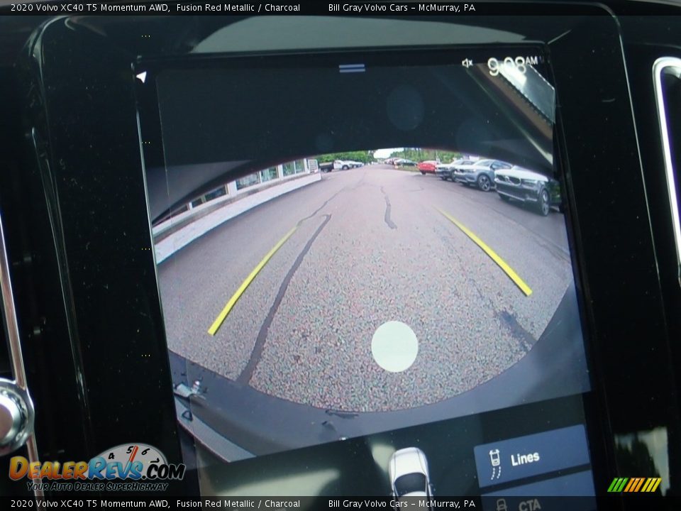 2020 Volvo XC40 T5 Momentum AWD Fusion Red Metallic / Charcoal Photo #15