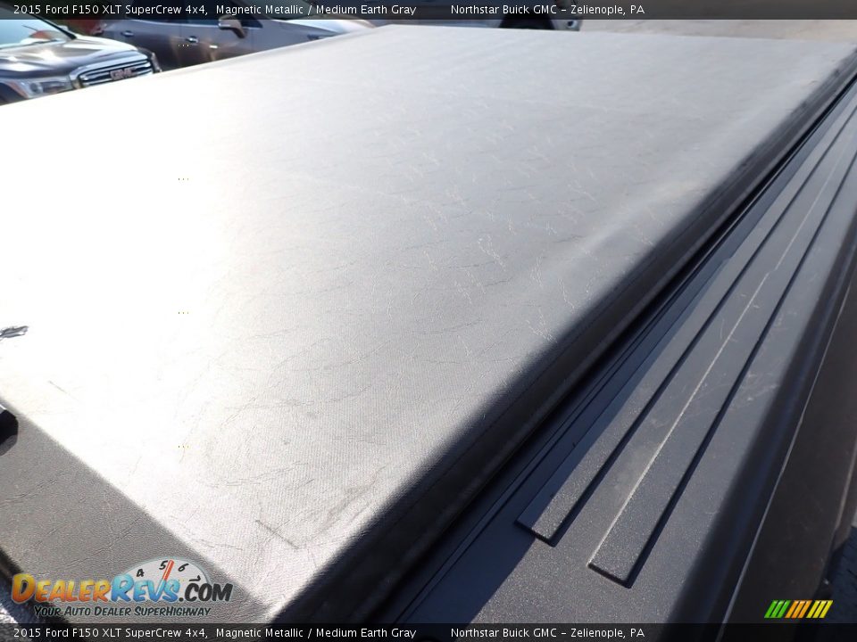2015 Ford F150 XLT SuperCrew 4x4 Magnetic Metallic / Medium Earth Gray Photo #13