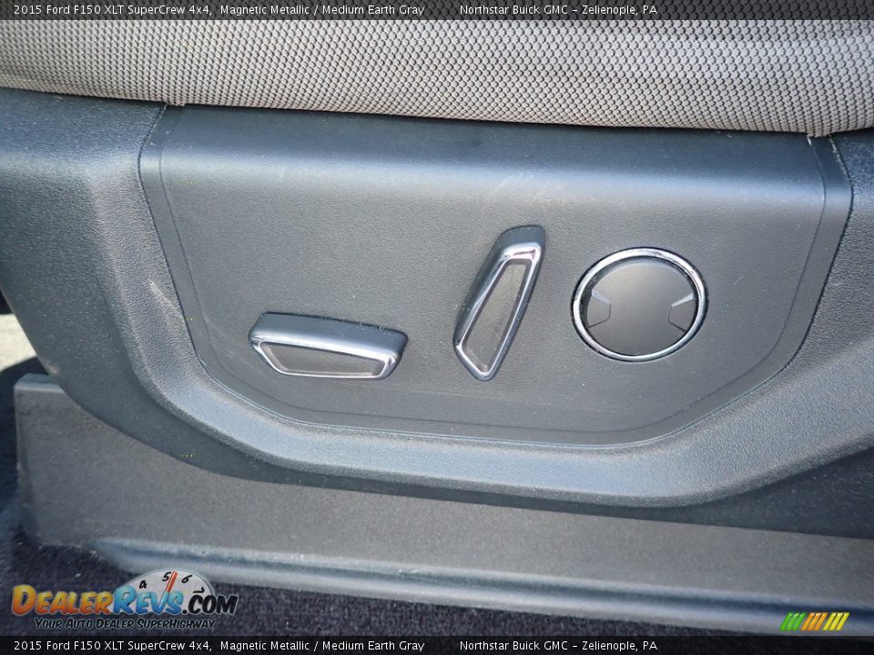 2015 Ford F150 XLT SuperCrew 4x4 Magnetic Metallic / Medium Earth Gray Photo #16