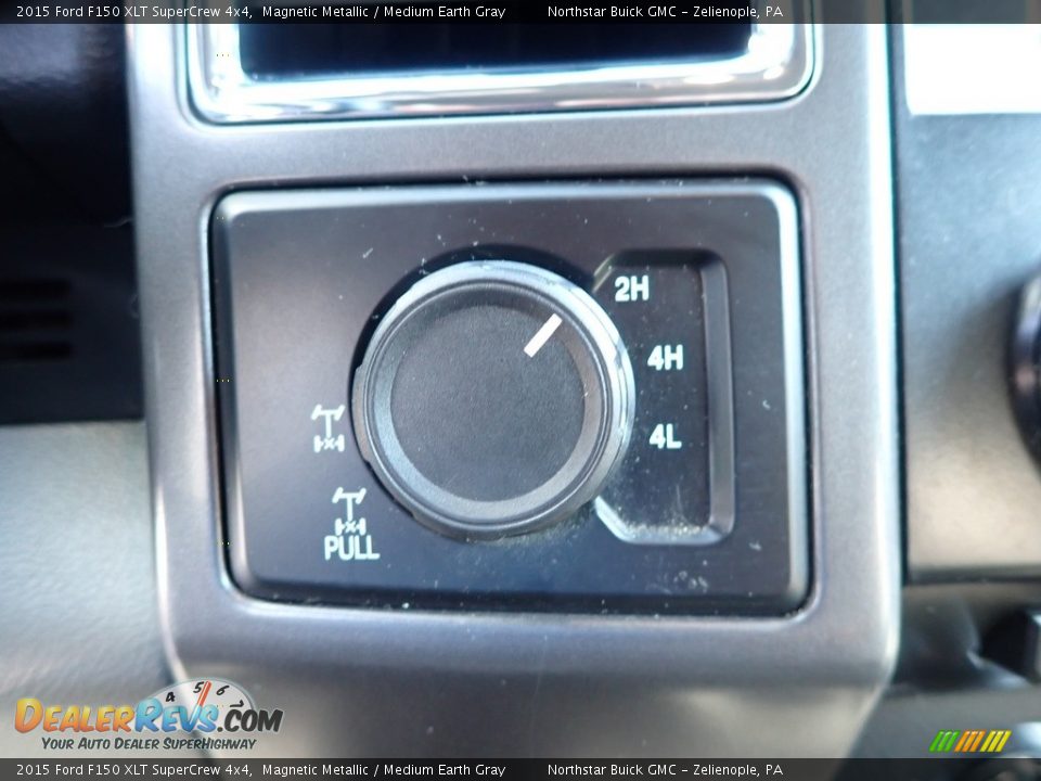 2015 Ford F150 XLT SuperCrew 4x4 Magnetic Metallic / Medium Earth Gray Photo #27